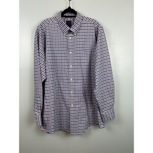 Dockers Battery Street Button Up Shirt XL 17/17 1/2 34-35 Fit Preppy Easter Work